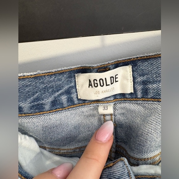 NWT- AGOLDE- Cooper Trouser Jeans in Command- 33 - Picture 3 of 9